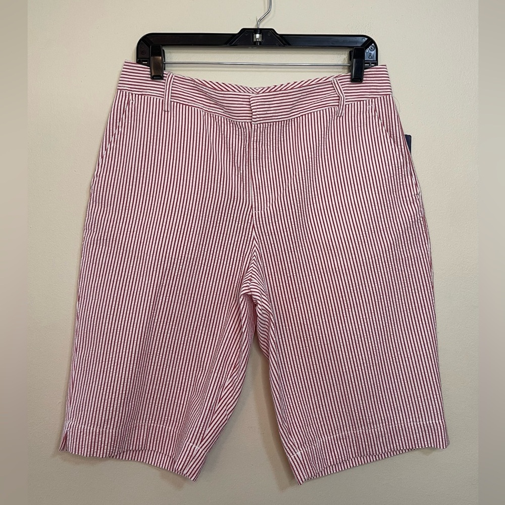 Chaps Women’s Casual Bermuda Striped Size 8. NWT - Picture 4 of 17